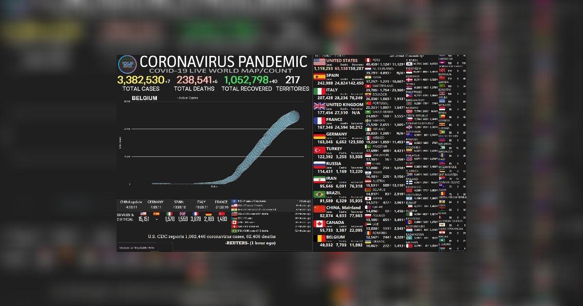 Coronavirus en el mundo hoy: mapa COVID-19 de países en tiempo real ...