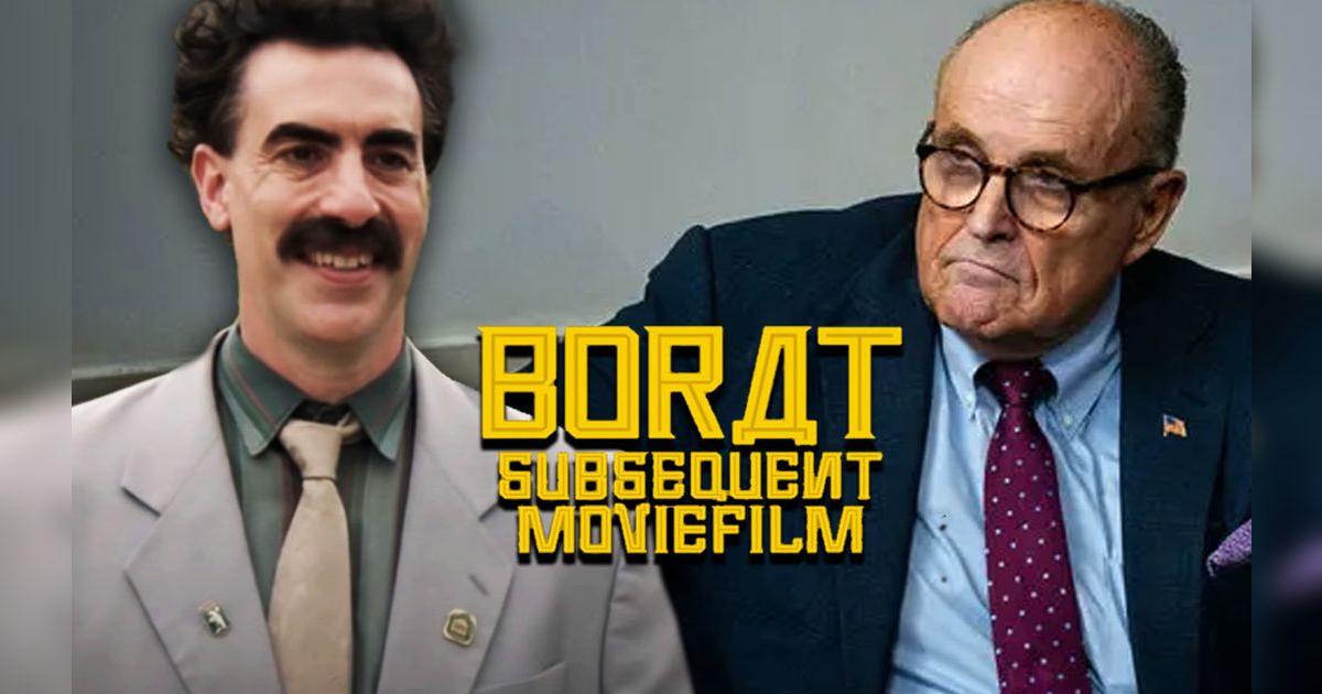Borat 2 Rudy Giuliani responde por su polémica escena en la película(01)