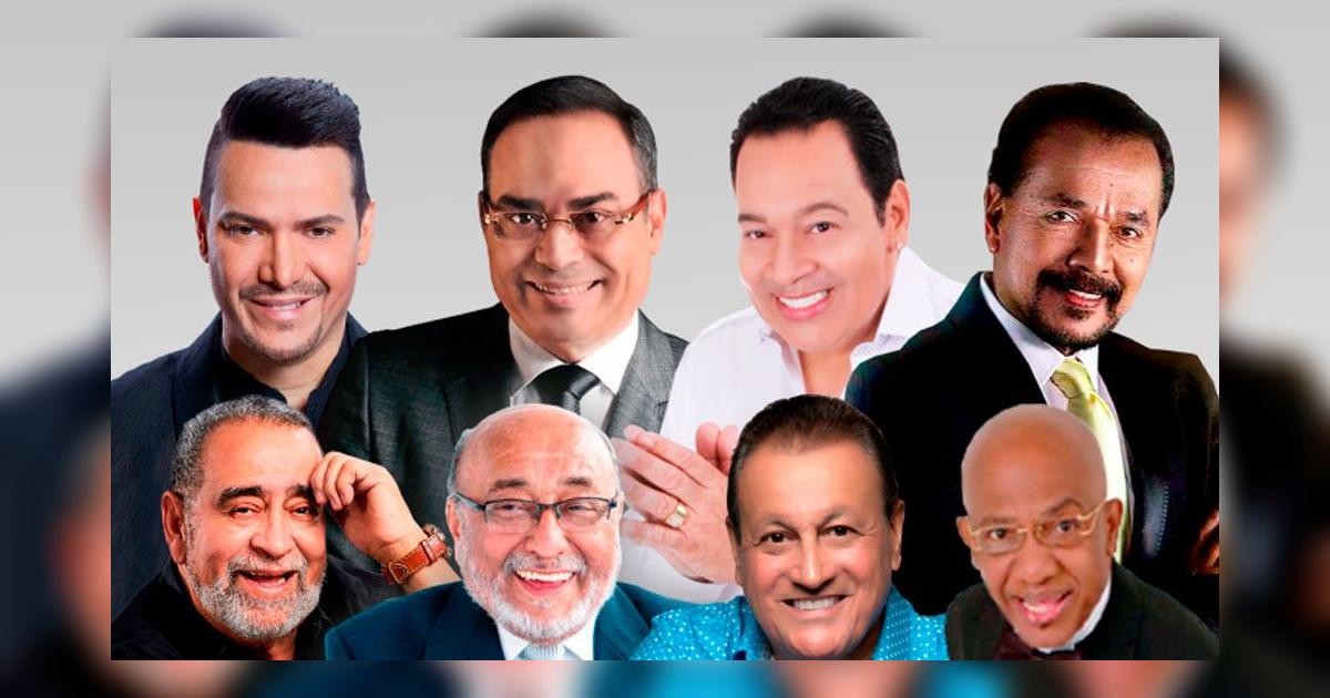 Gilberto Santa Rosa, Victor Manuelle y Tito Nieves juntos en el Festival de la Salsa 2