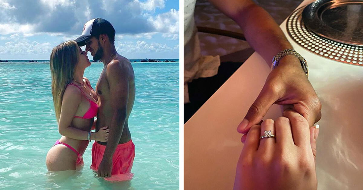 Luis abram se comprometió con su novia de hace cinco años