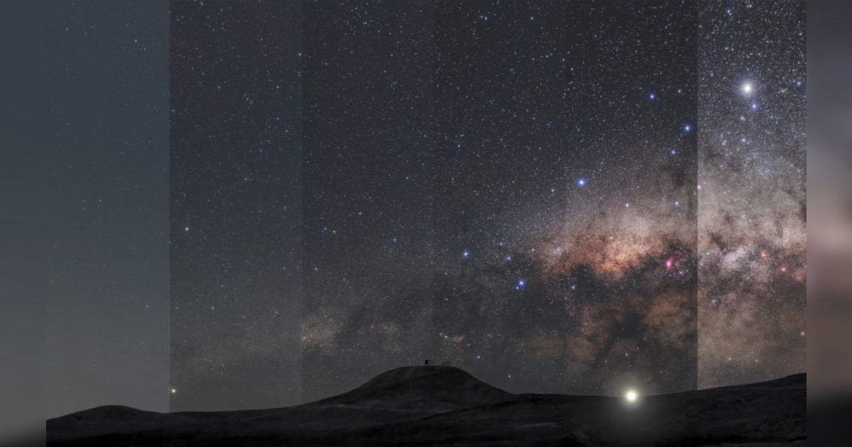 ¿Cuánto puedes ver en el cielo nocturno dependiendo de dónde vives