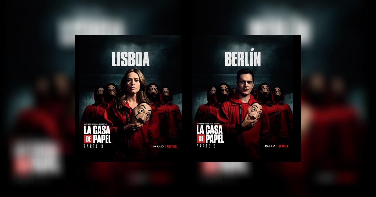 La casa de papel tercera temporada: publican nuevos pósters de la serie