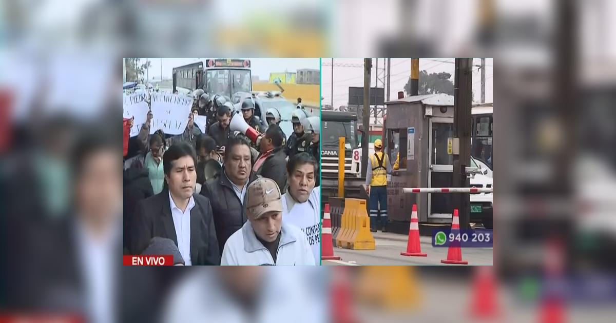 Puente Piedra: manifestantes exigen nulidad de peajes de Rutas de Lima ...