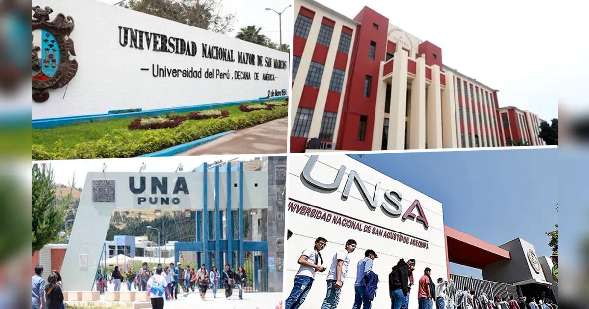Conoce las 7 mejores universidades públicas en Perú y qué carreras ...