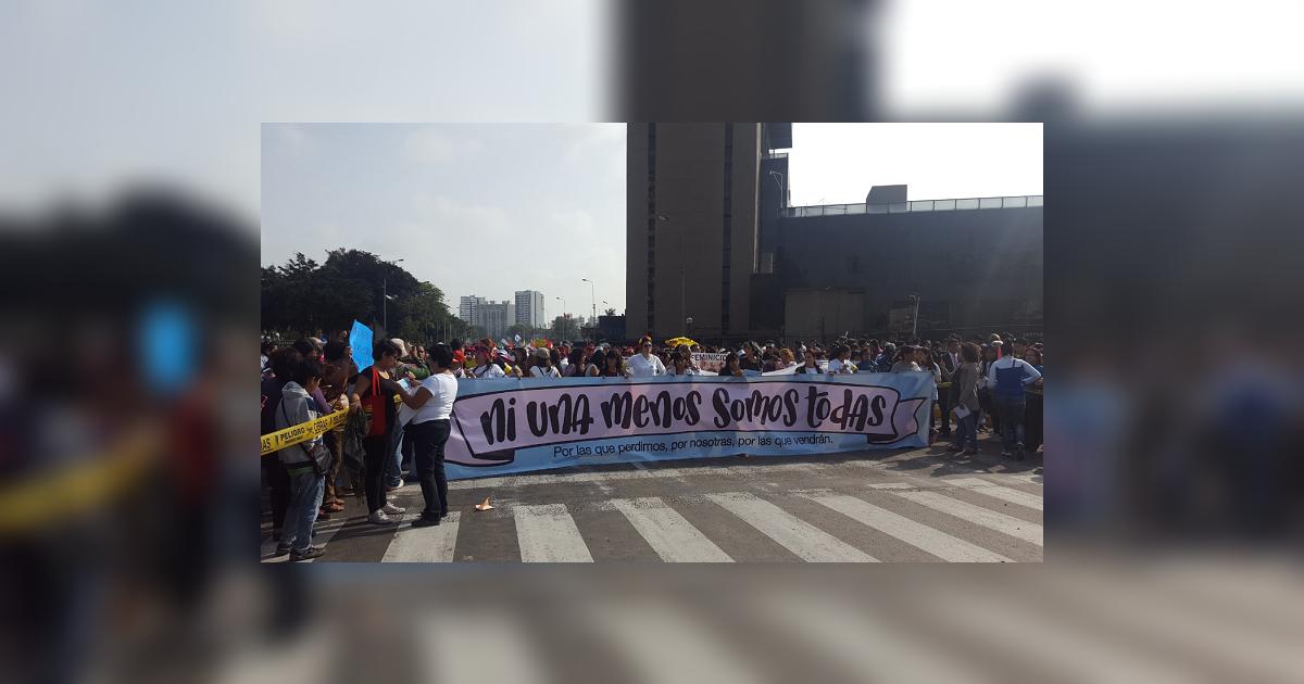 #NiUnaMenos: así se desarrolló la marcha contra la violencia hacia la ...