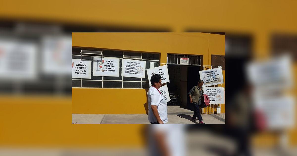 Protestan por falta de personal oncólogo en hospital Goyeneche [VIDEO ...