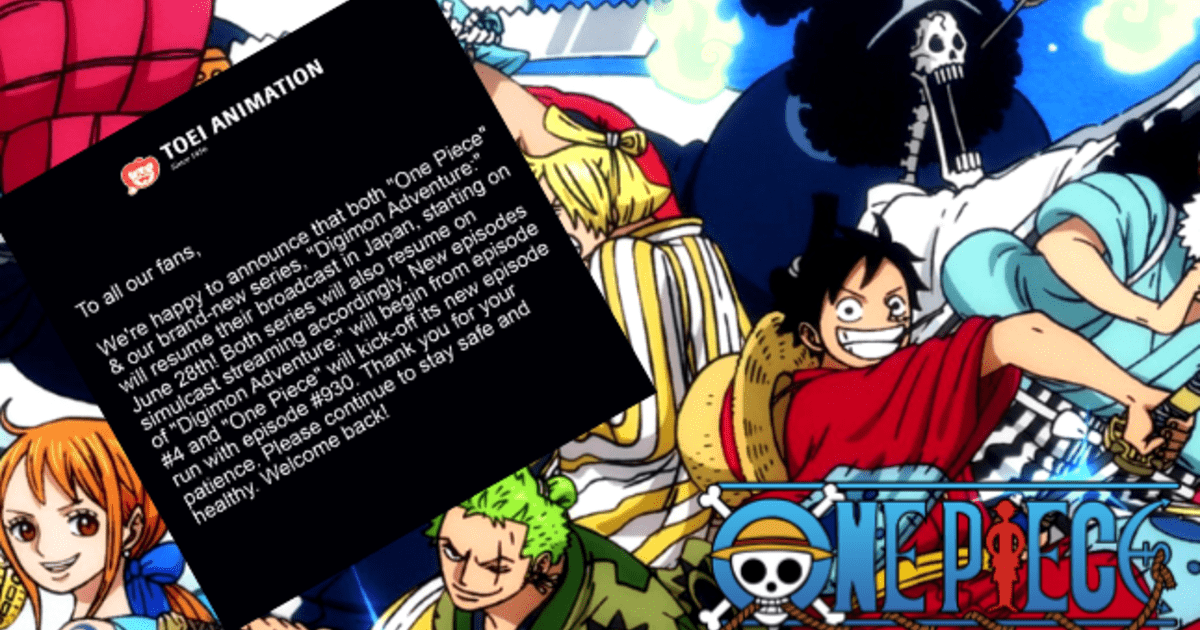 Toei Animation confirma que não terá novo episódio de One Piece nesta  semana - NerdBunker