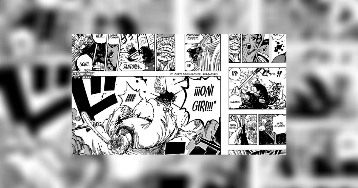 One Piece manga 937 español: Gyukimaru en el puente Oihagi | Luffy