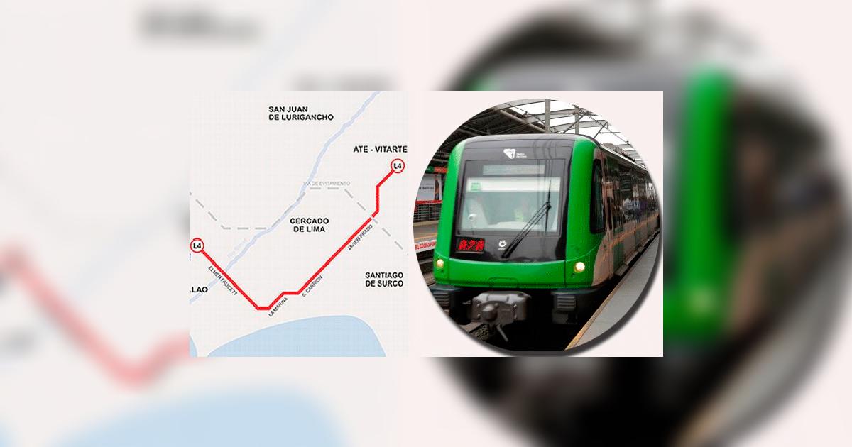 Metro de Lima: la Línea 4 del tren recorrerá estos distritos de Lima ...