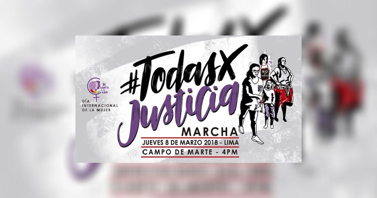 #TodasXJusticia: convocan marcha por el Día Internacional de la Mujer ...