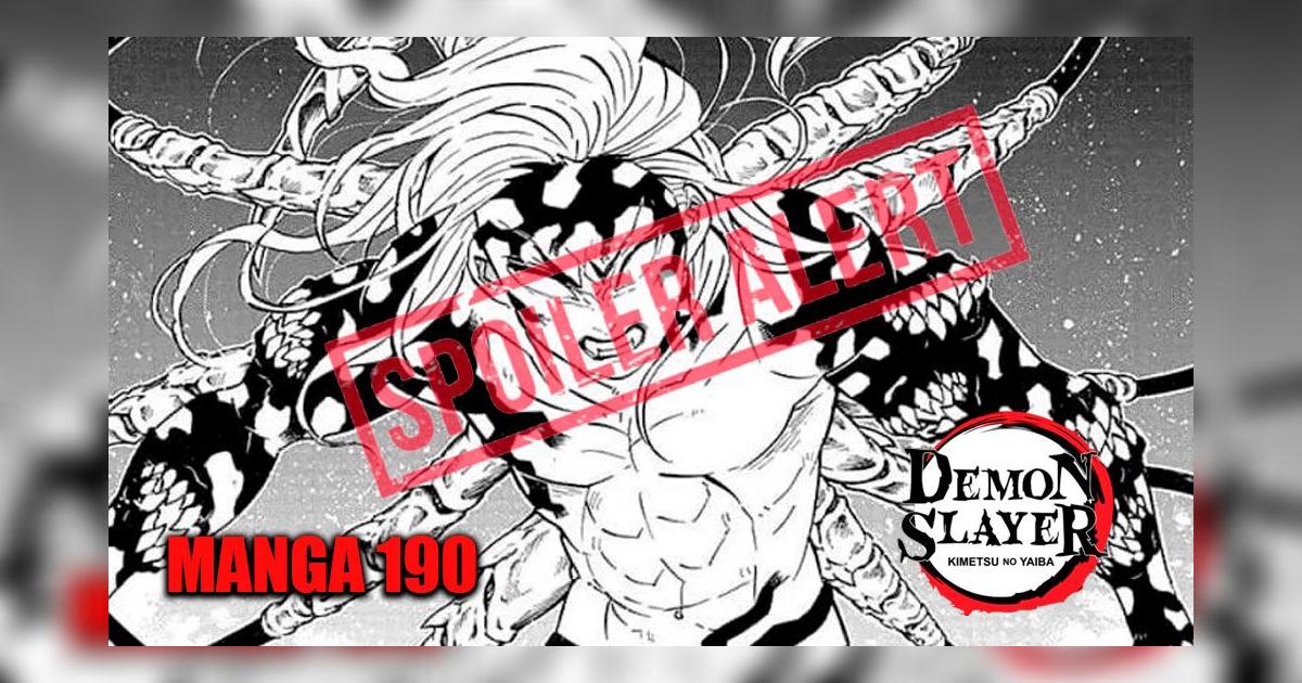Kimetsu no Yaiba manga 190 spoilers: Muzan es atacado por los Pilares y