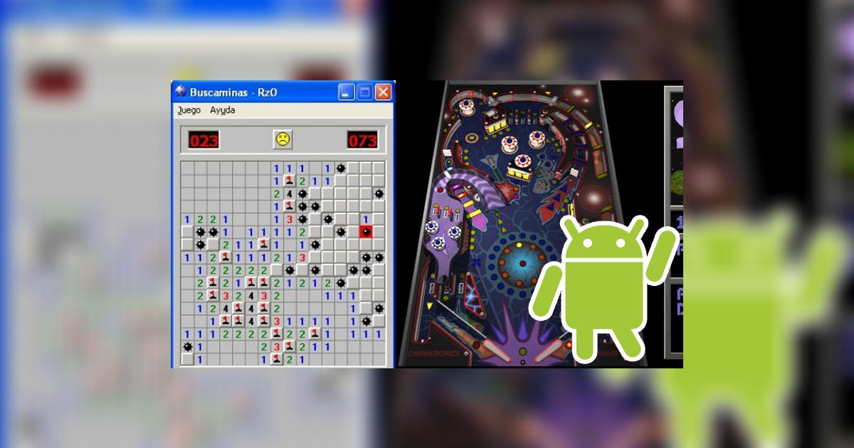 Google Play ¿cómo jugar Buscaminas, Solitario, Pinball y otros juegos