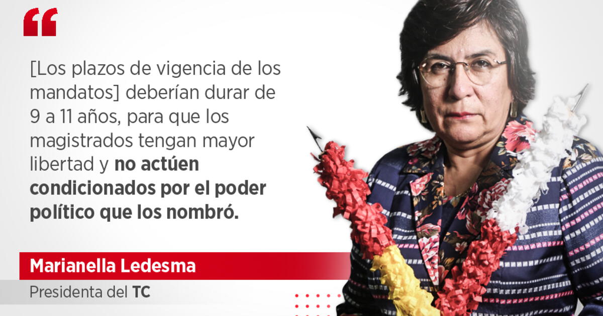 Marianella Ledesma Las Frases Más Contundentes De La Presidenta Del Tribunal Constitucional 4193