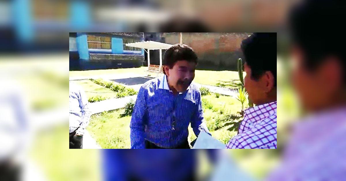 Arequipa Alfredo Zegarra pierde los papeles y dice que periodista