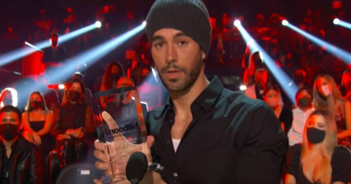 Enrique Iglesias Agradece El Premio Latin Billboard 2020 A Mejor ...