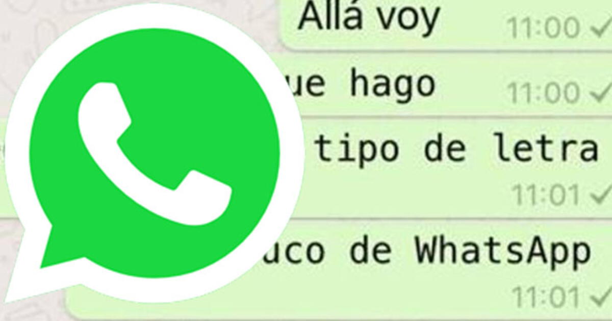 Whatsapp Cómo Cambiar El Tipo De Letra En La Aplicación Fotos Video Android Iphone 3162