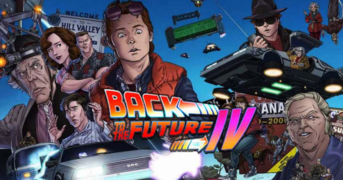 Volver Al Futuro 4 Cómic Con Martin Mcfly Y Doc Brown Back To The