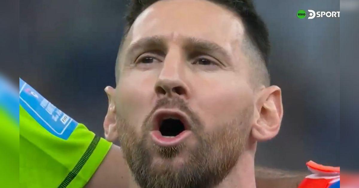 Argentina vs Francia ¡Con el alma! La emoción de Lionel Messi durante