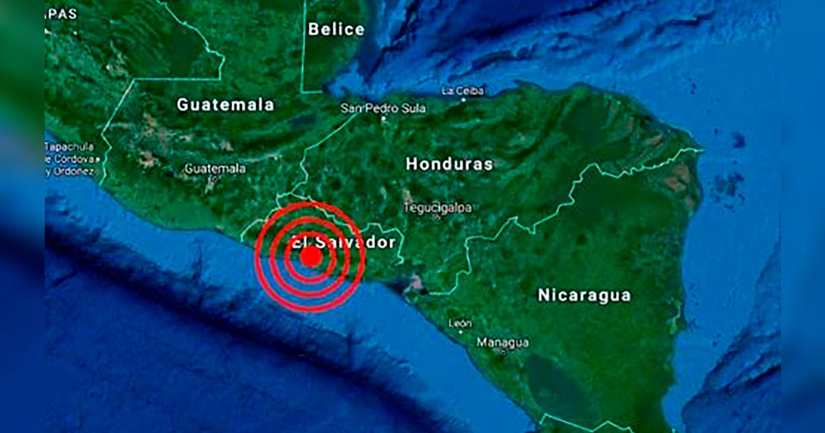 El Salvador Sismo de magnitud 6.0 sacude la costa del país