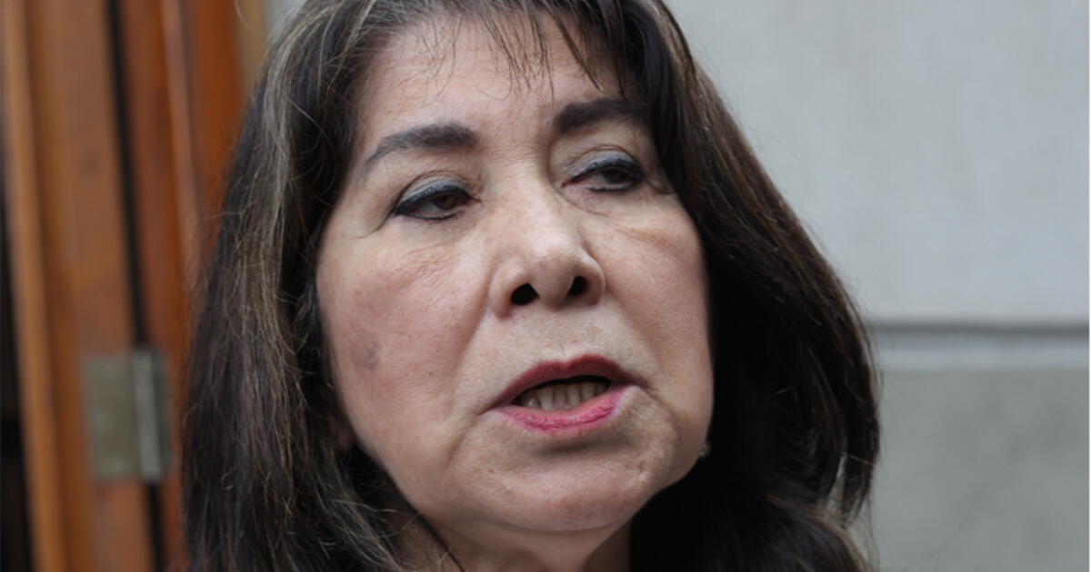 Martha Chávez Renuncia A Su Militancia En Fuerza Popular Política