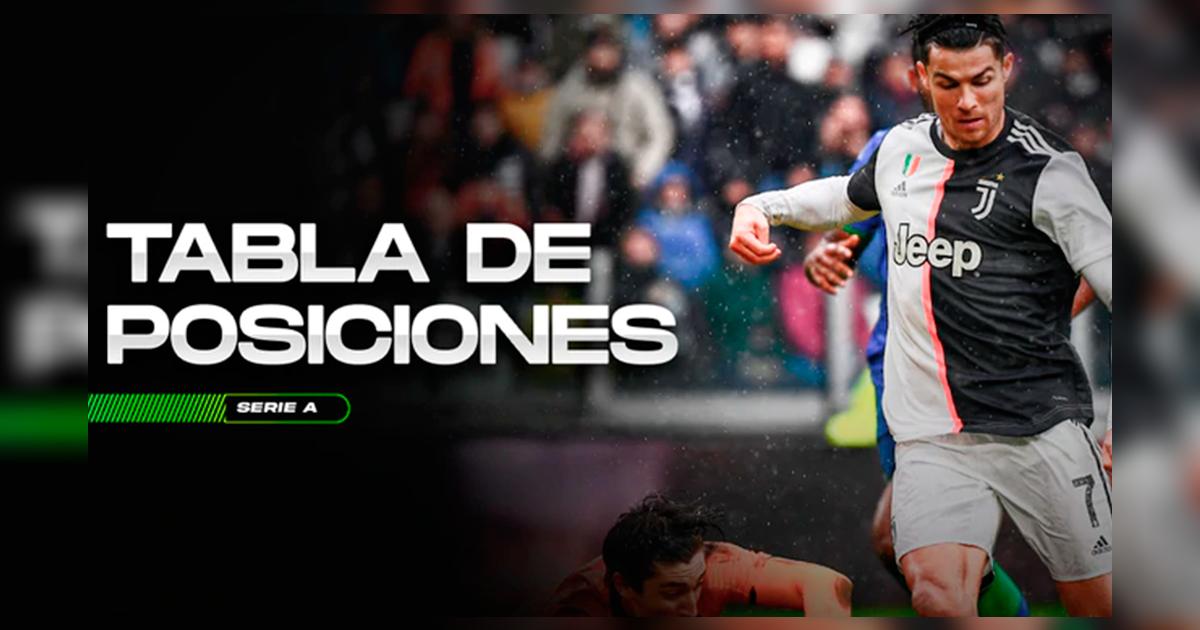 Tabla de Posiciones Serie A EN VIVO resultados y partidos de hoy y