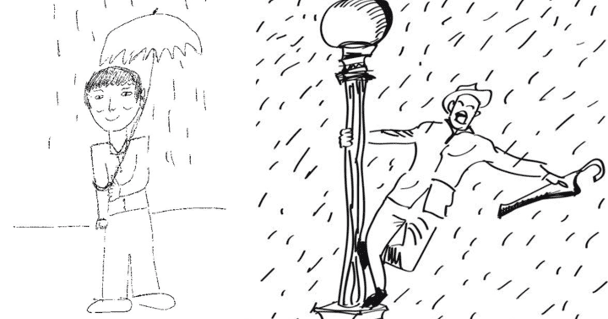  Dibujar a una persona bajo la lluvia  el test de entrevistas de trabajo que cada vez se usa menos
