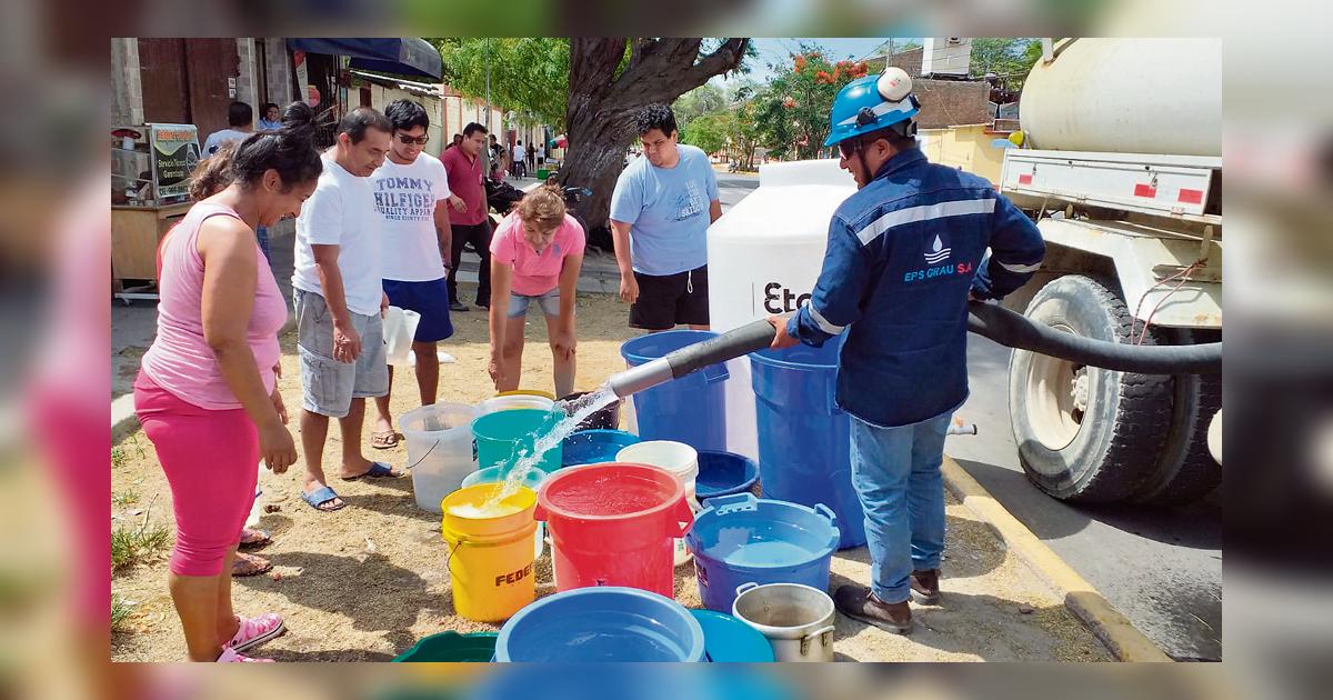 Ciudadanos de Sullana enfrentan falta de agua por desperfectos en red ...