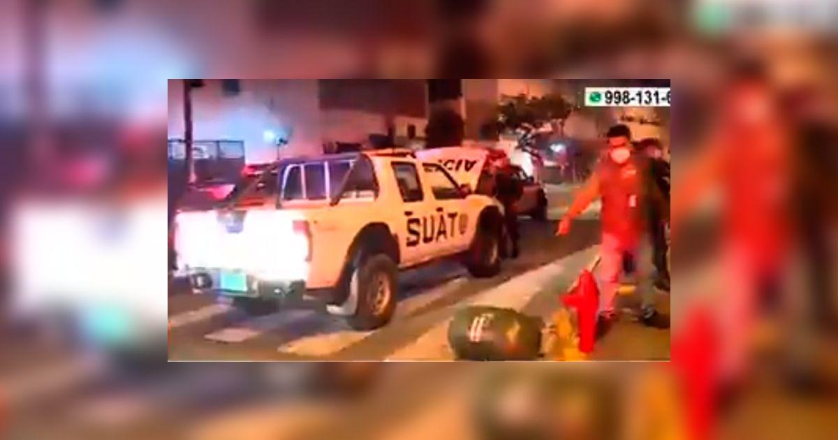 Cercado de Lima: dos heridos tras choque entre vehículo policial y ...