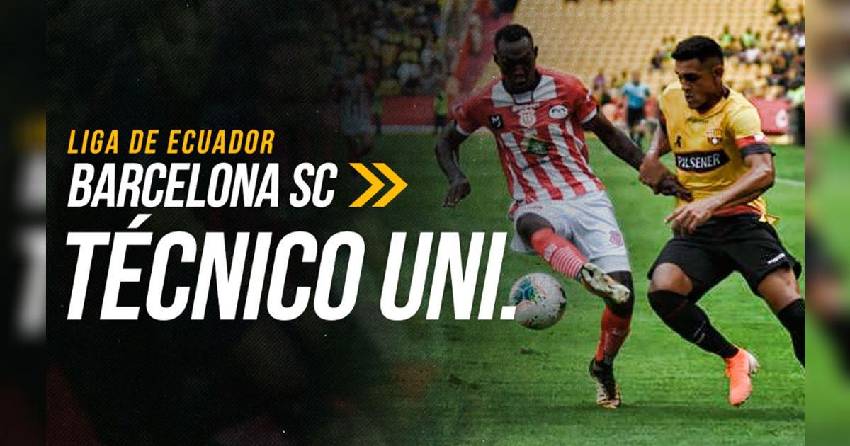 Barcelona SC goleó 3-0 a Técnico Universitario por la fecha 2 de la ...