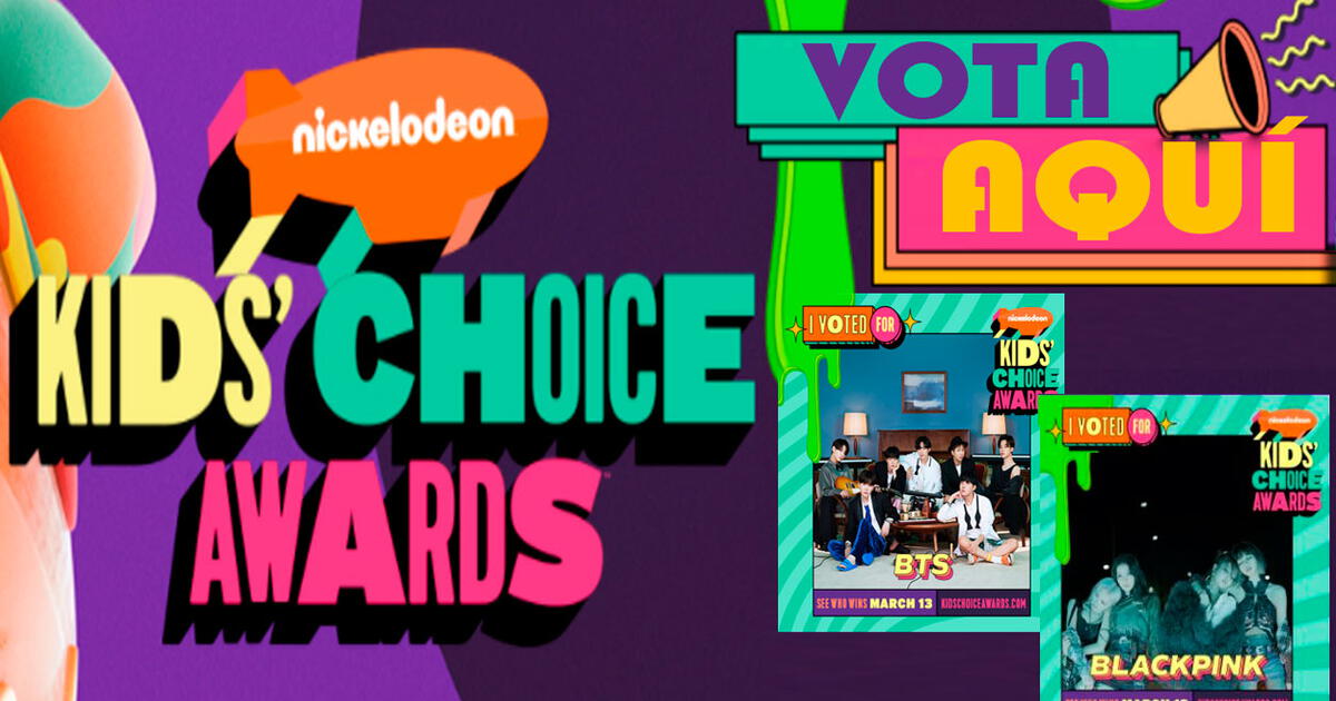 Kids’ Choice Awards 2021 cómo votar por BTS y BLACKPINK en los KCA