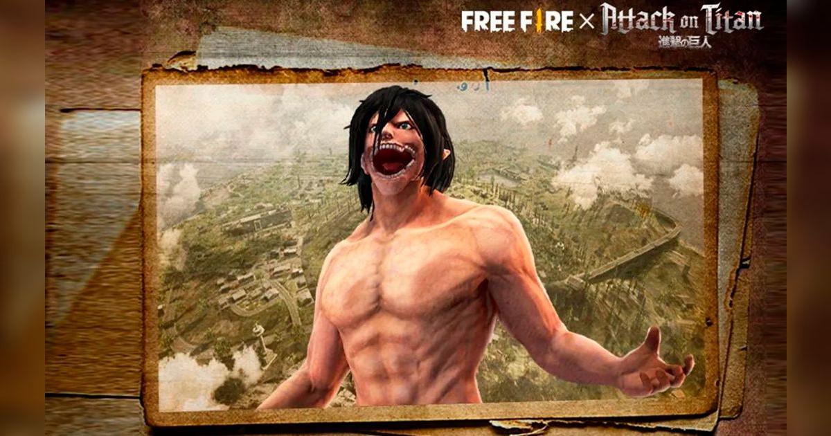 Free Fire x Attack on Titans ¿cómo conseguir la skin del Titán de