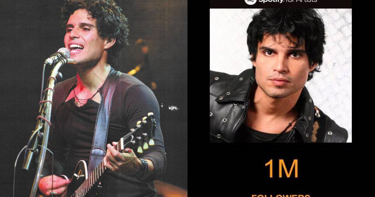 Pedro suárez vértiz se emociona por su millón de seguidores en spotify