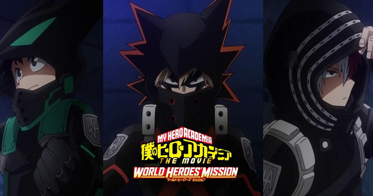 ‘my hero academia: world heroes mission’: fecha de estreno y tráiler de la película