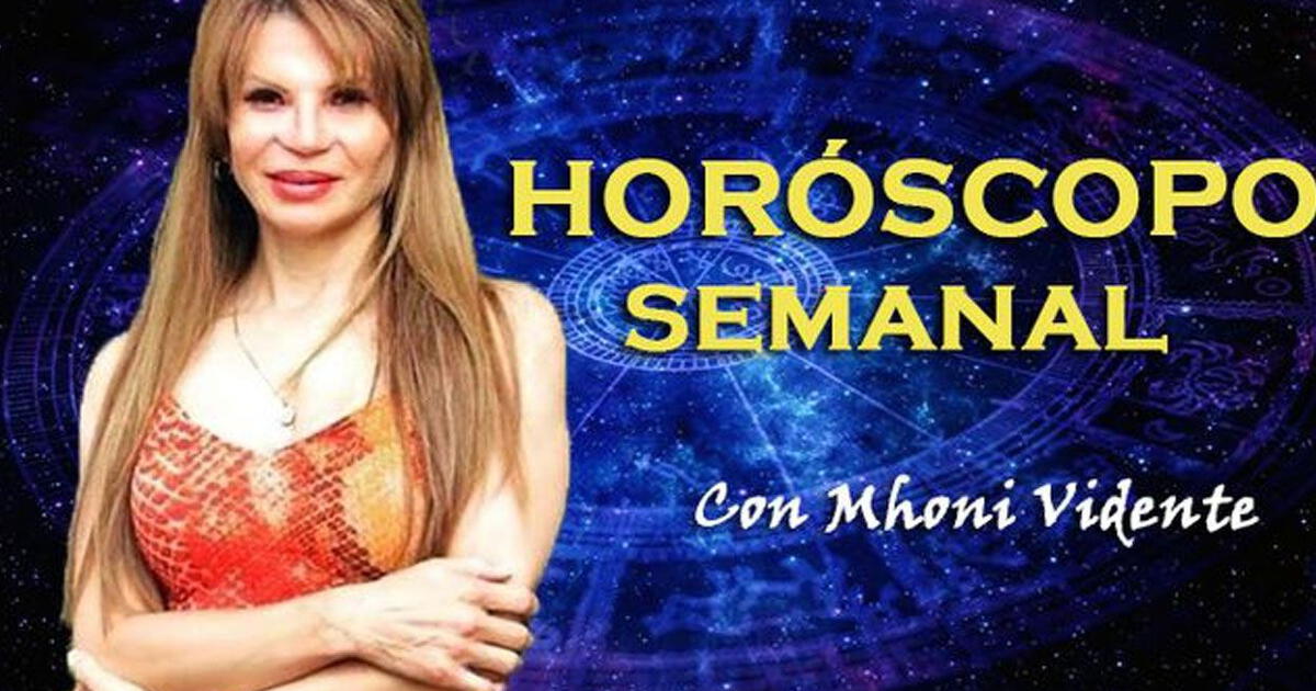 Horóscopo semanal del 12 al 18 de abril: pronósticos de mhoni vidente en este 2021