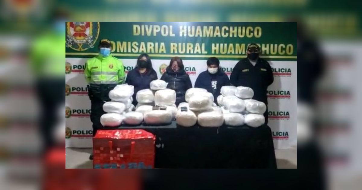 La Libertad: capturan a dos mujeres y un hombre con 65 kg. de marihuana ...