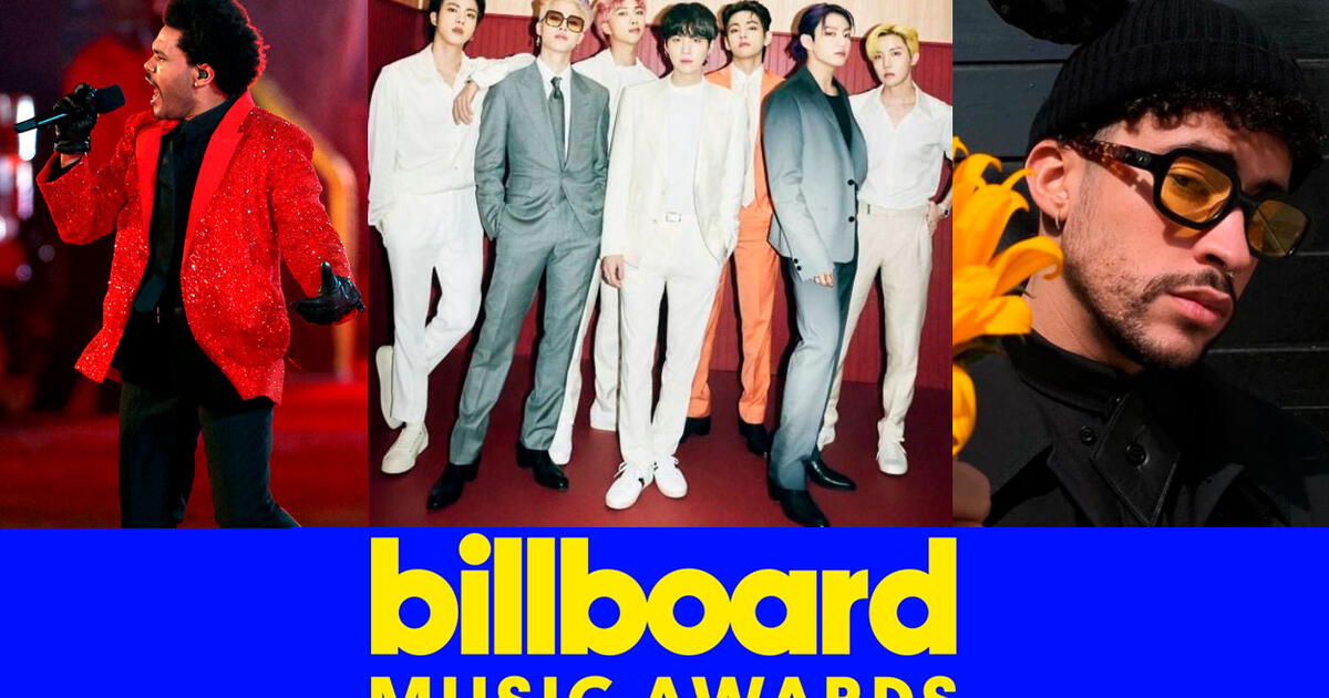 Premios Billboards 2021 EN VIVO BBMAs 2021 ONLINE vía TNT en vivo NBC