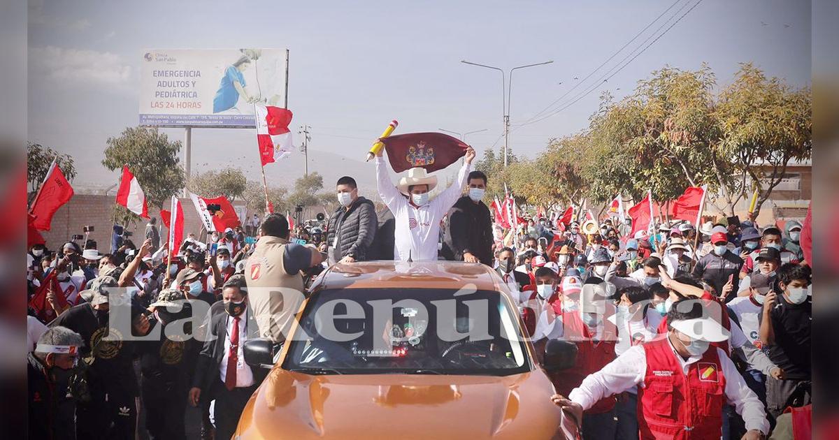 Pedro Castillo llegó a Arequipa en medio de aglomeraciones | Elecciones ...