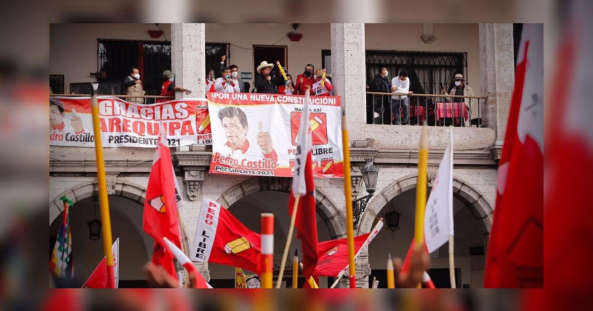 Pedro Castillo se despide de Arequipa con mitin en medio de ...