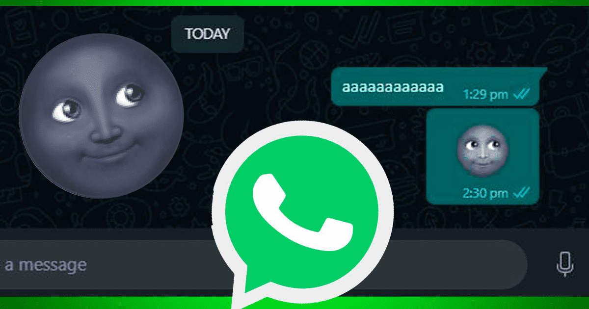 WhatsApp sabes el significado del extra o emoji de luna