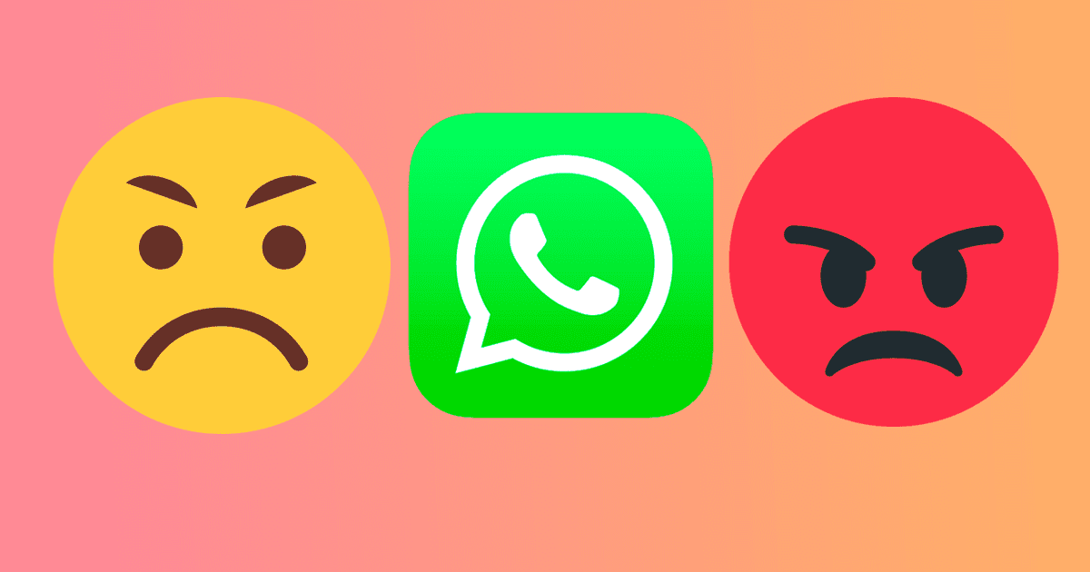 WhatsApp cu l es la diferencia entre las dos caritas enojadas de