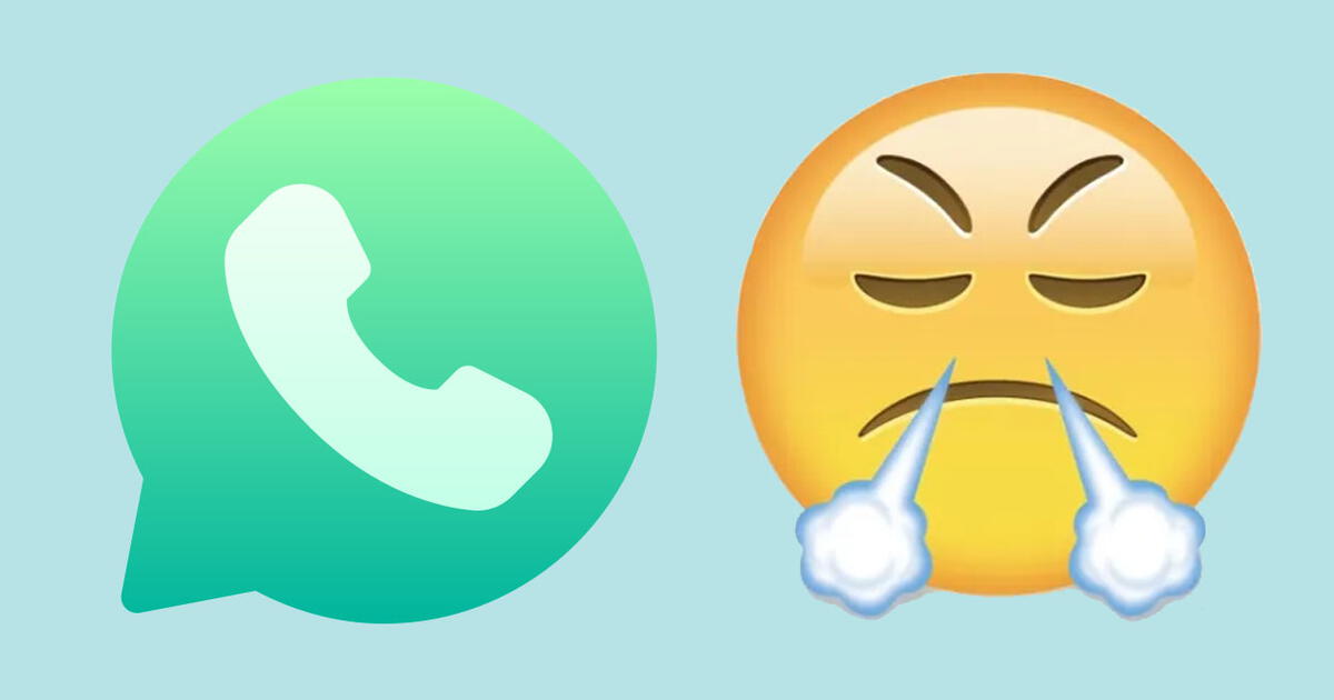 WhatsApp qu significa el emoji de la carita que bota humo por