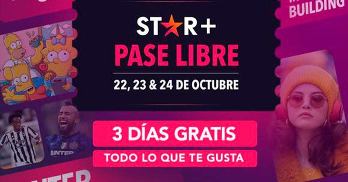 Star Plus llega a Perú link oficial para Pase Libre y cómo conseguir