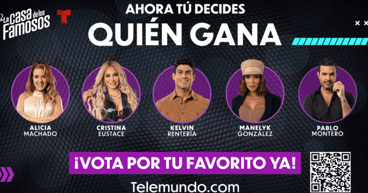 Telemundo VOTACIONES La casa de los famosos cómo votar desde México