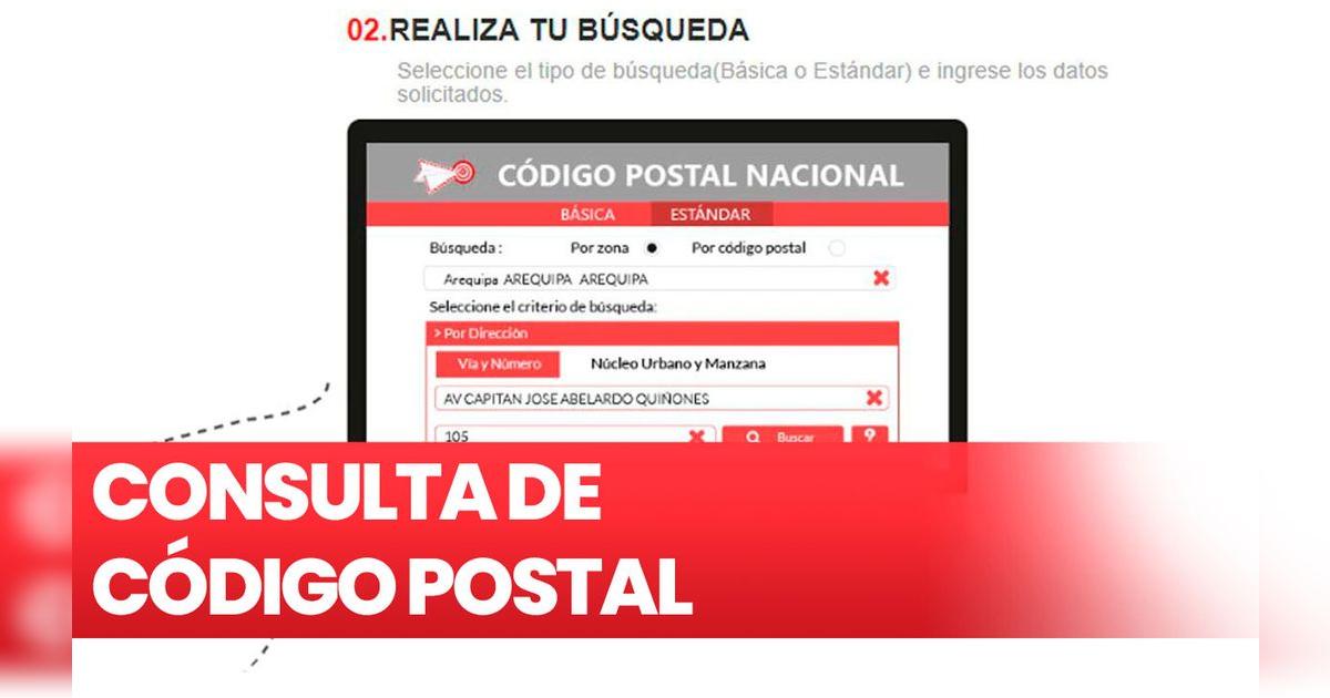 Código postal en Perú cómo saber el código de mi localidad rápido y