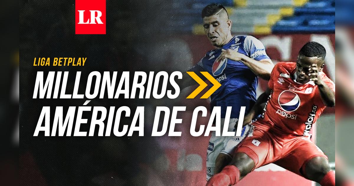 Tarjeta roja: ver partido Millonarios vs América de Cali EN VIVO Liga ...