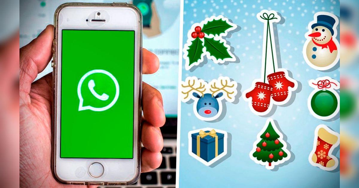 Navidad ¿Cómo descargar stickers navideños para WhatsApp? Tecnología