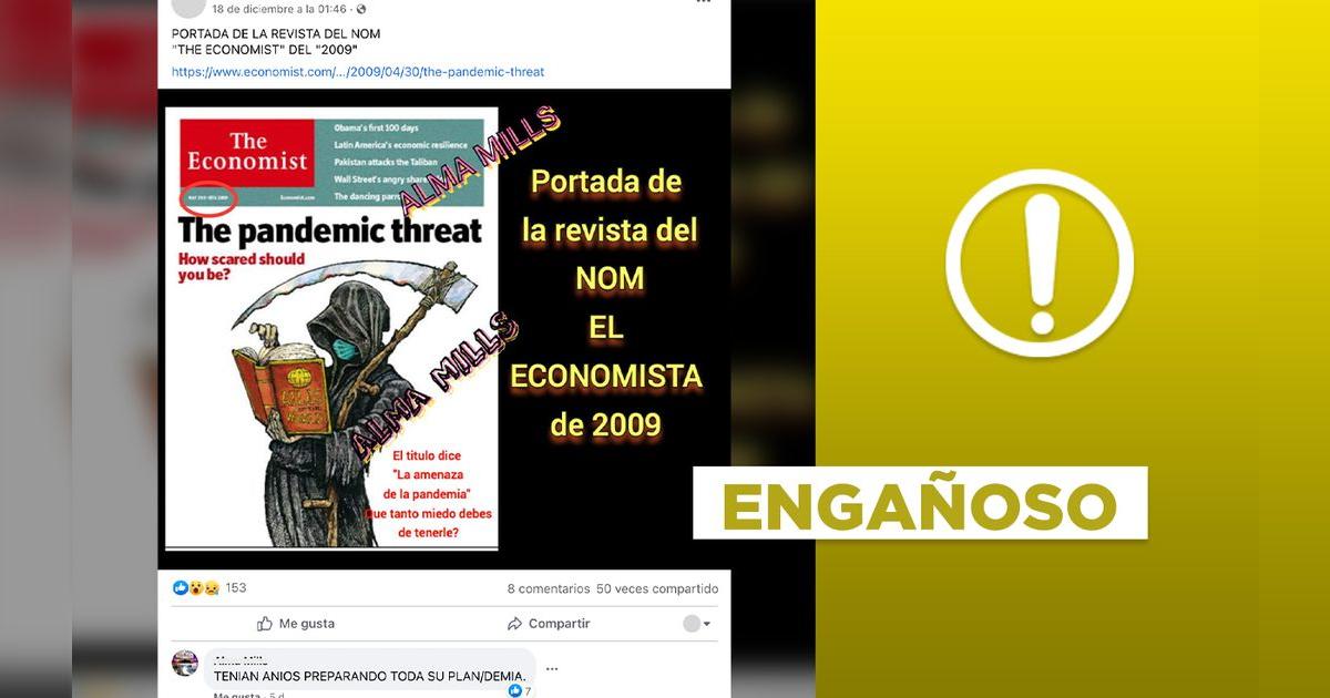 No, portada de The Economist del año 2009 no tiene relación con la ...