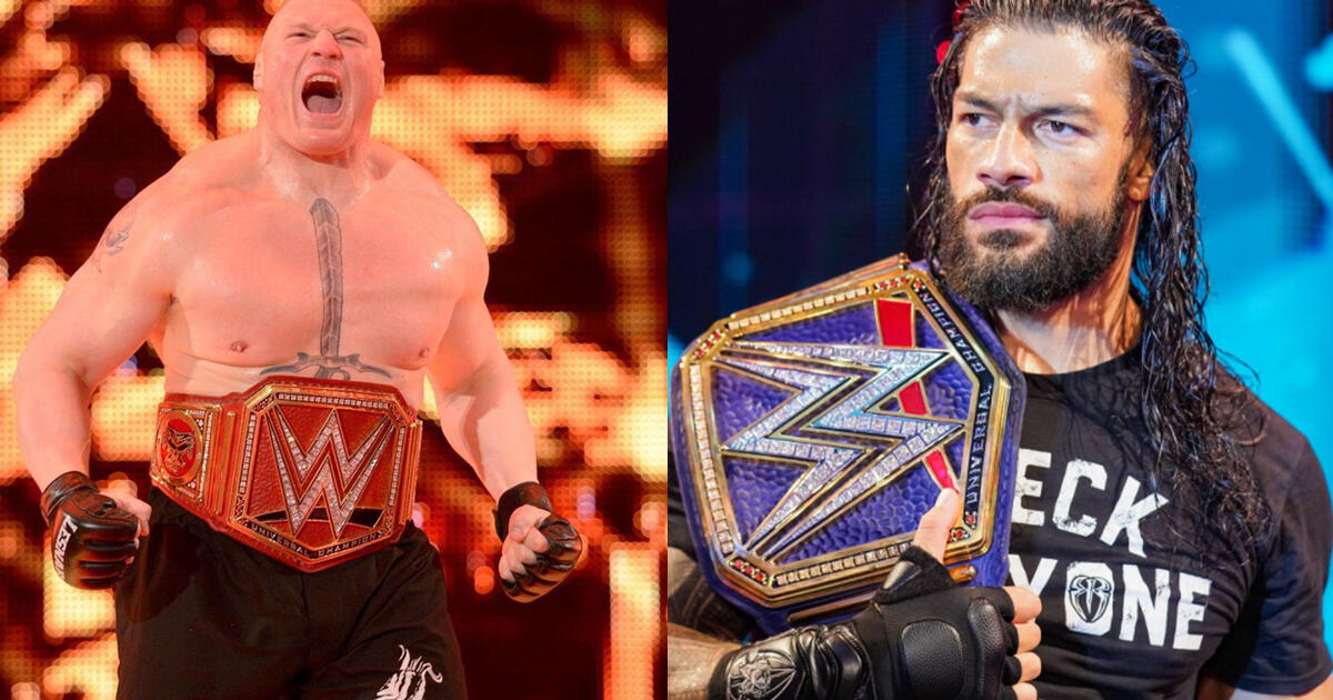 WWE Reconózcanlo Roman Reigns llegó a los días como campeón universal y superó a Brock