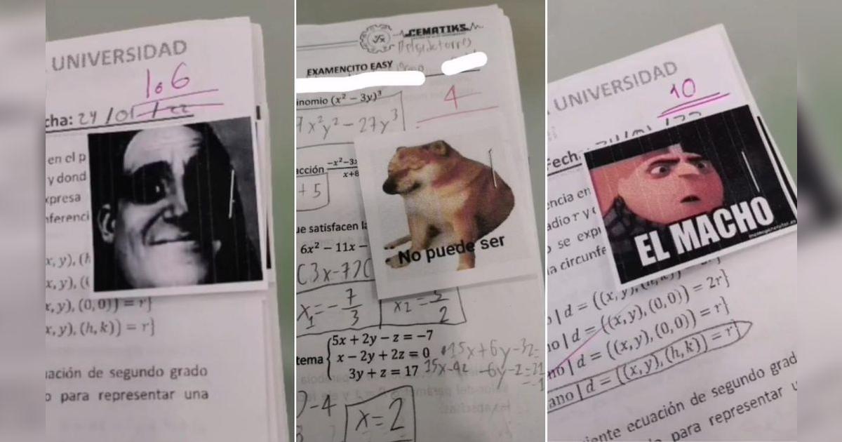 TikTok viral: profesor de matemáticas calificó a sus alumnos con ...