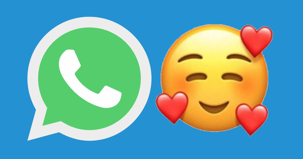 WhatsApp qu significa la carita rodeada de corazones y cu ndo